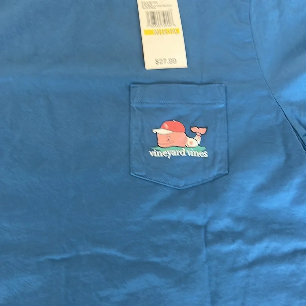 NWT Boys Vineyard Vines Blue Graphic T-Shirt - Picture 2 of 5